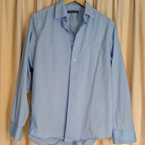 Roberto Cavalli Light Blue Long Sleeved Button-Down Shirt